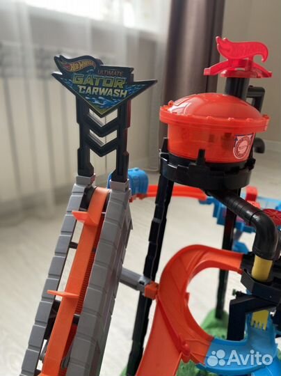 Трек hot wheels, трек хот вилсс с крокодилом