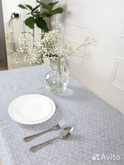 Скатерть лен хлопок