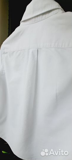 Рубашка белая для мальчиков Uniqlo 11-12
