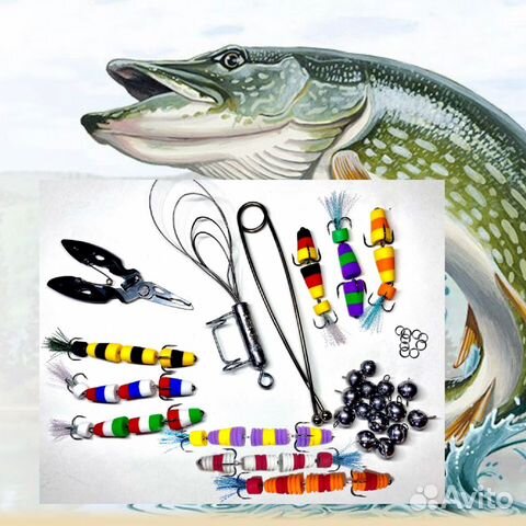 Рыболовный набор на хищника с мандулой