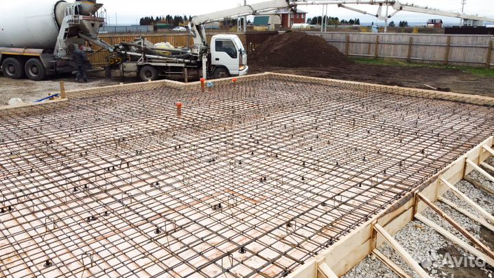 Заливка фундаментов/бетонные работы