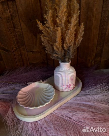 Подарочный набор ручной работы из гипса