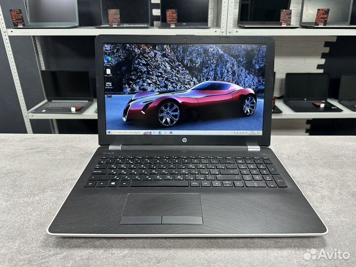 Игровой ноутбук HP 4GB/SSD/2видеокарты