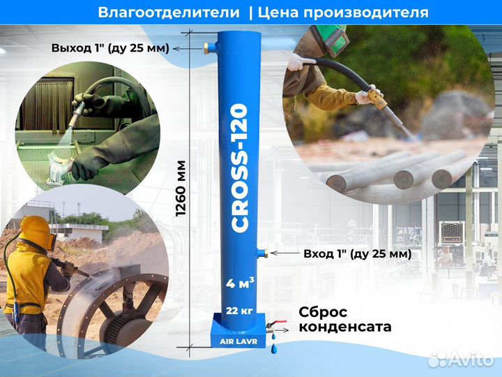 Влагоотделитель для винтового компрессора