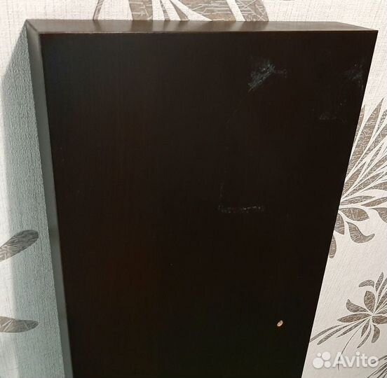 Полка навесная lack черная IKEA