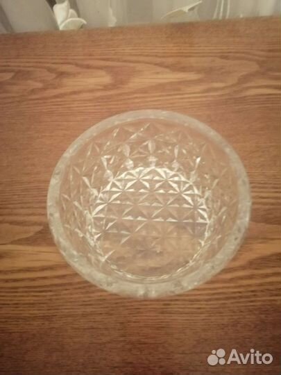 Конфетница СССР хрустальная