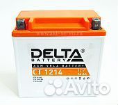 Аккумулятор 12В14Ач delta CT1214 (YTX14-BS) (кисло