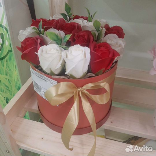 Композиции из мыльных цветов