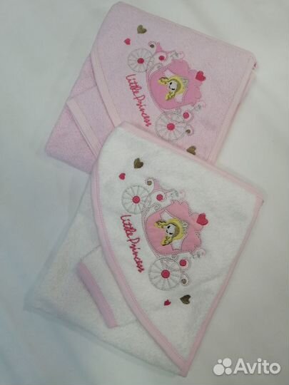 Полотенце-уголок с варежкой детский