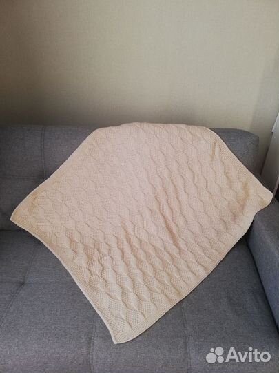 Плед детский вязаный ручная работа