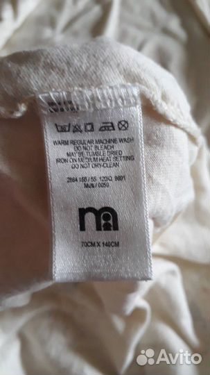 Простынь mothercare на резинке в детскую кроватку