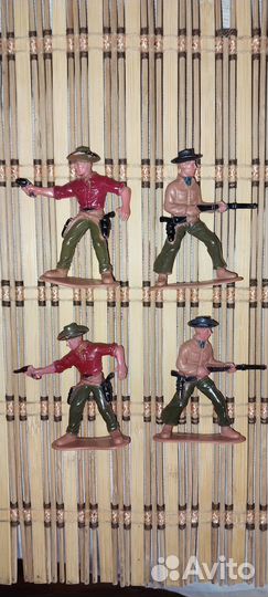 Солдатики индейцы ковбои ГДР
