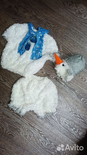 Костюм снеговика 104