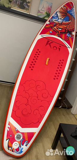 Сапборд supboard sup board с рыбой KOi Кои