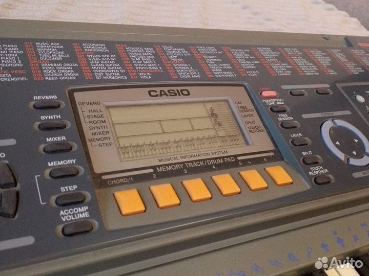 Синтезатор casio ctk
