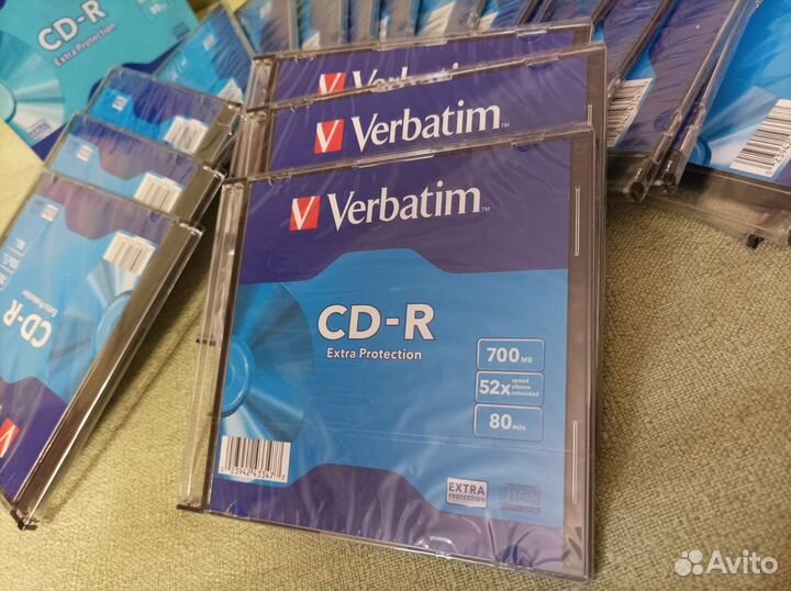 Диски CD R новые много