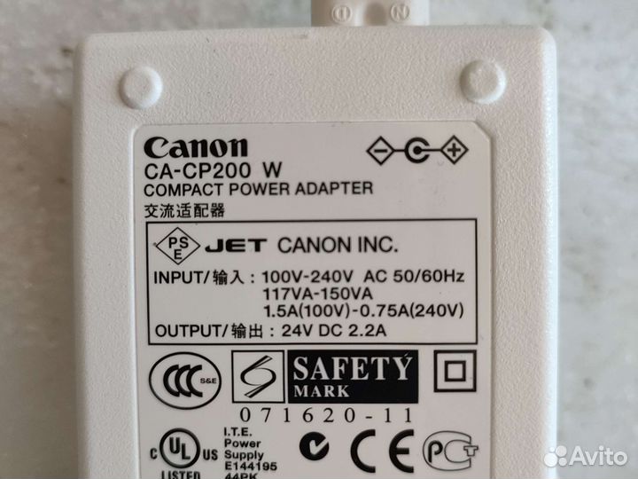 Блок питания canon, 24 вольт,2.2 A(оригинал)