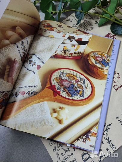 Книга Вышивка крестом Мишки тедди