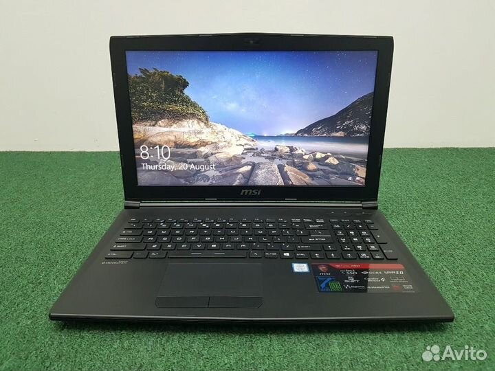 Игровой ноутбук MSI 15.6' 4 ядра 16 гб GTX 1050