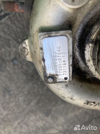 Турбина на toyota rav4