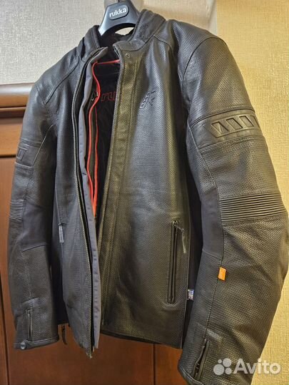 Мотокуртка кожаная мужская Rukka Aramos р.60