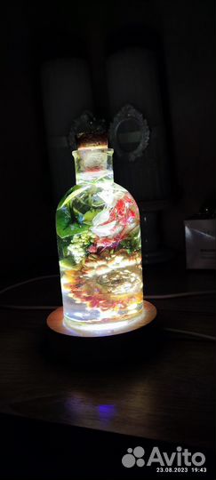 Свительник Бутылка из эпоксидная смела