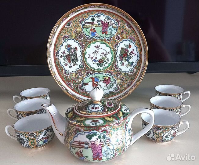 Чайный набор китайский, керамический