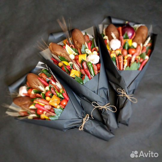 Букет мужской из колбасы и не только