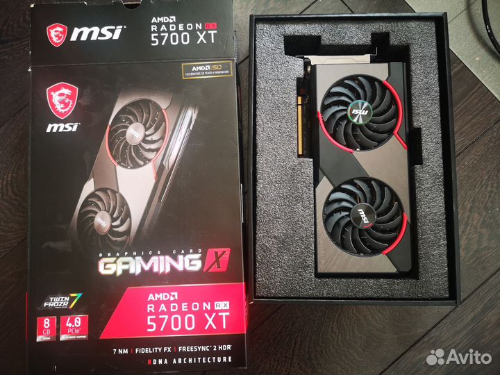 Видеокарта AMD Radeon RX 5700 XT gaming X MSI