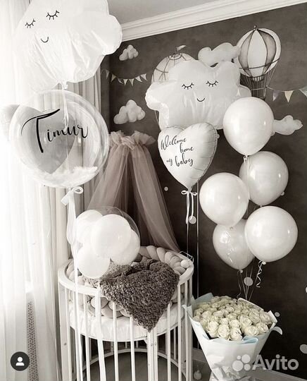 Шары на выписку из роддома