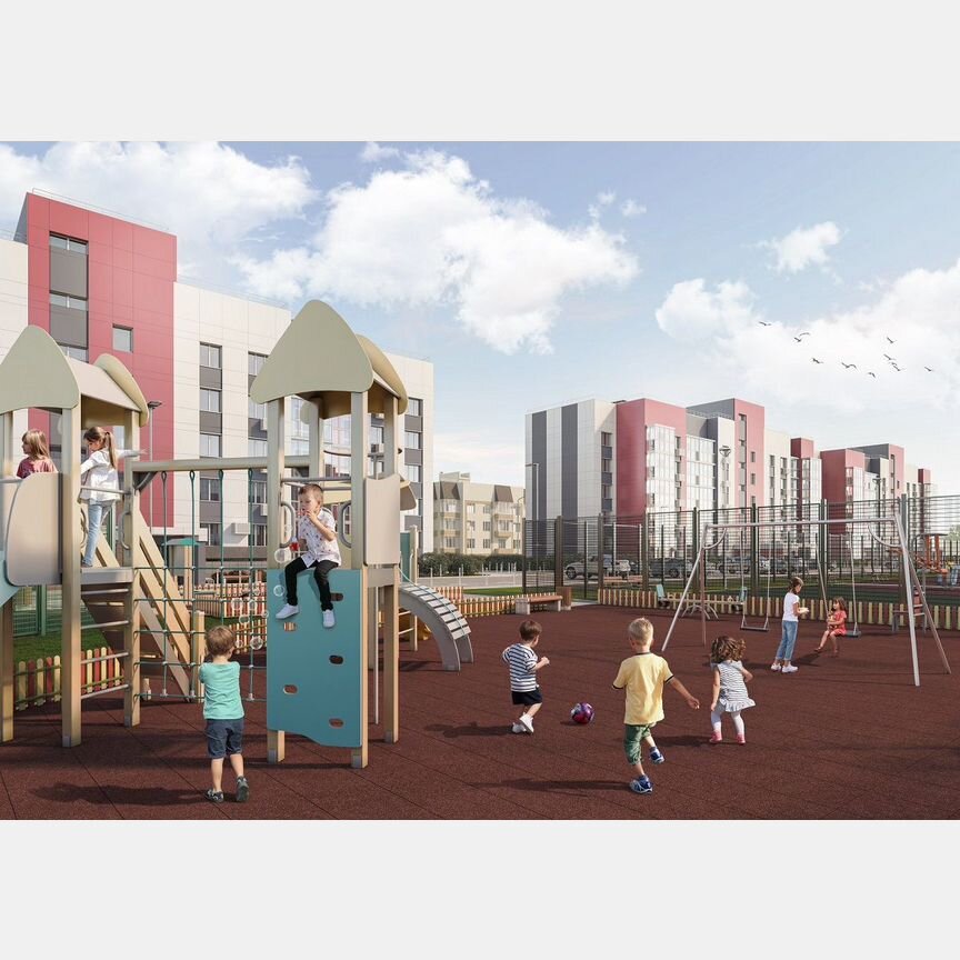 3-к. квартира, 65,4 м², 1/5 эт.