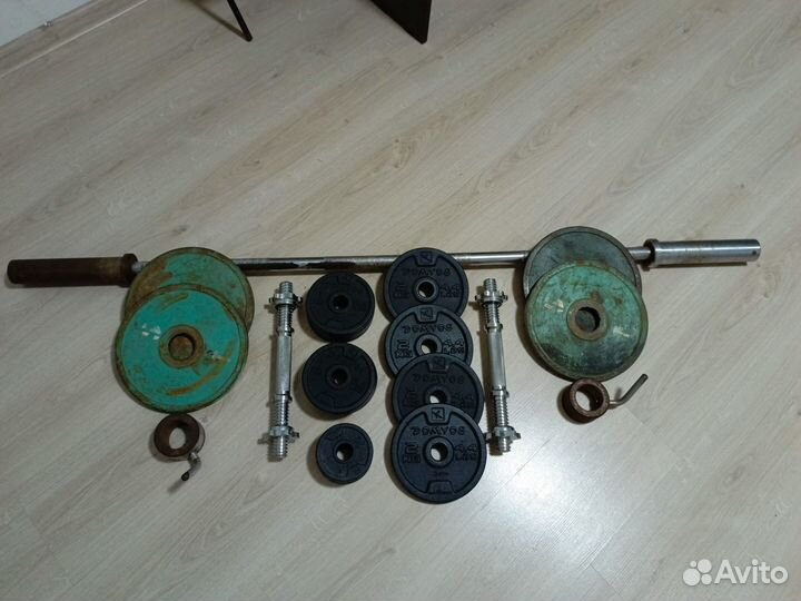 Набор штанга и гантели