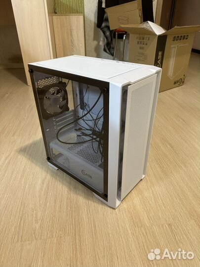 Корпус компьютерный Powercase Alisio X4W White
