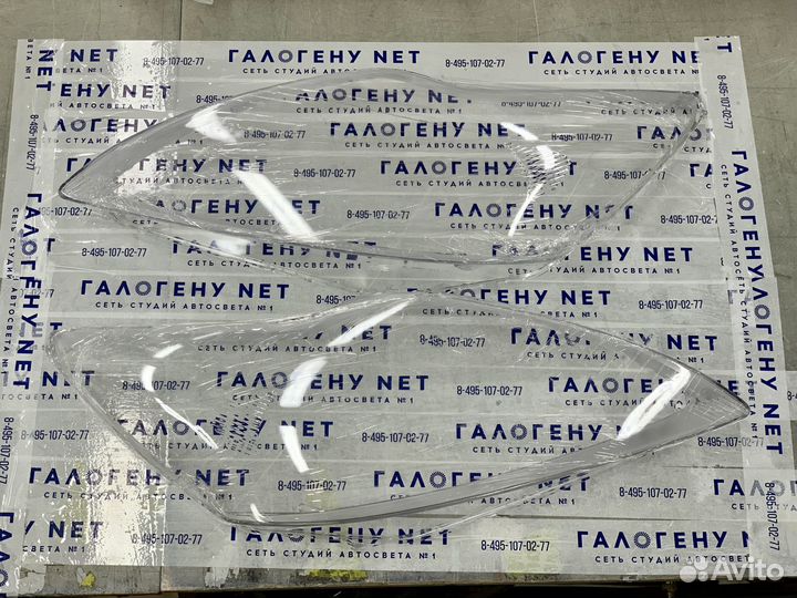 Стекла фар Ford Focus 2 2008-2010 левое правое