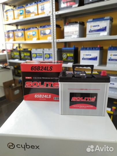 Аккумулятор 50Ah Solite 65B24LS 470A для Honda