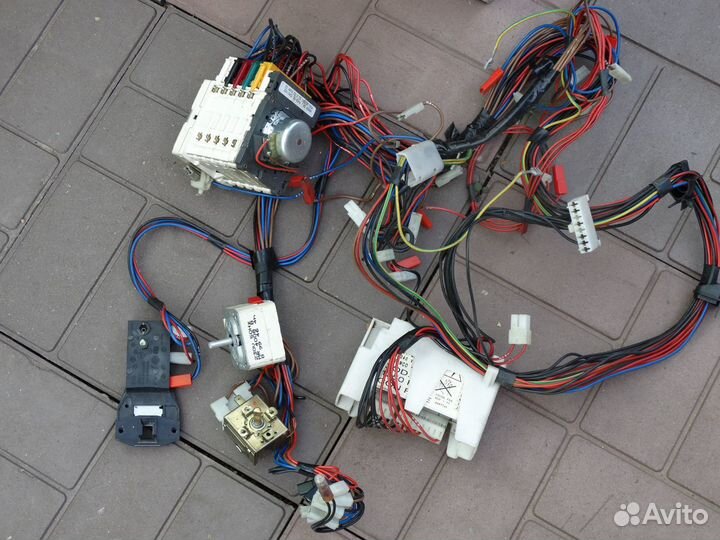 Проводка с блоками управления для стиралки Индезит