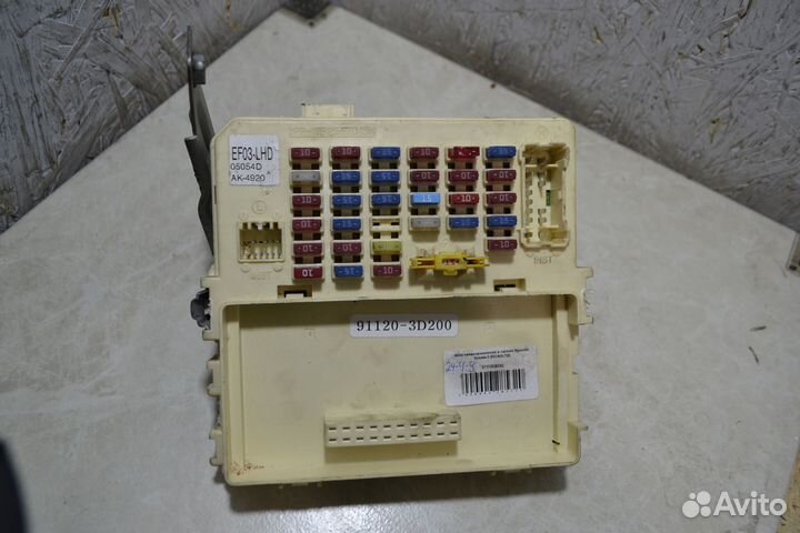 Блок предохронителей в салоне Hyundai Sonata 5 (Та