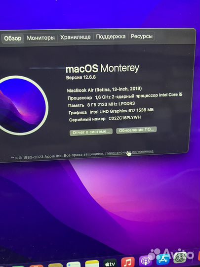 Плата MacBook Air 13 2019 A1932