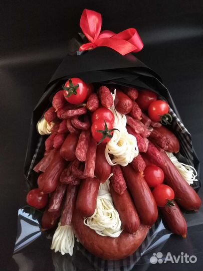 Мужской колбасный букет