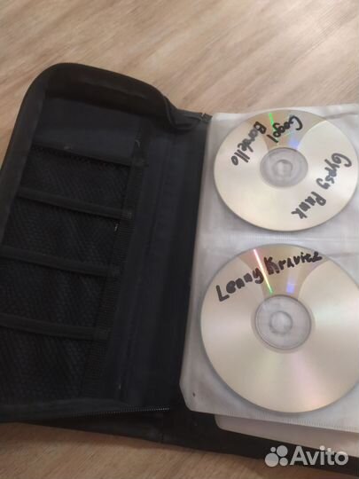 Сумка для cd дисков вместе с дисками