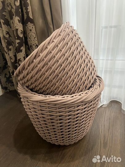 Кашпо из ротанга