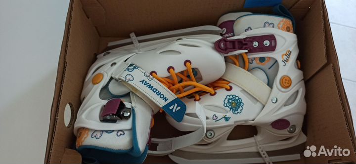 Коньки детские раздвижные