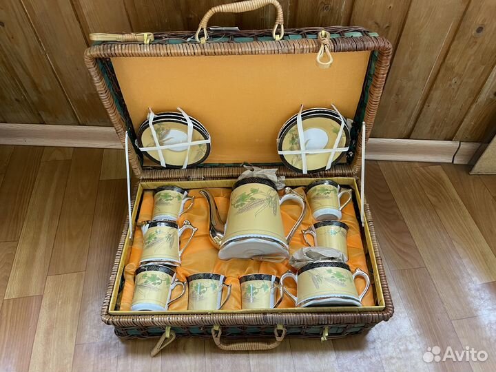 Кофейный сервиз на 6 персон, 15 предметов