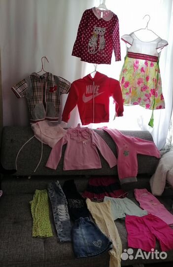 Детские вещи пакетом на девочку 98 104