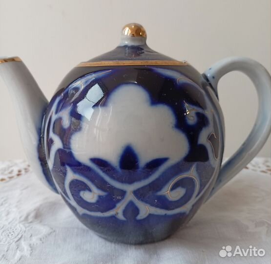 В доставке Советские пиалы большие,чайник, бу