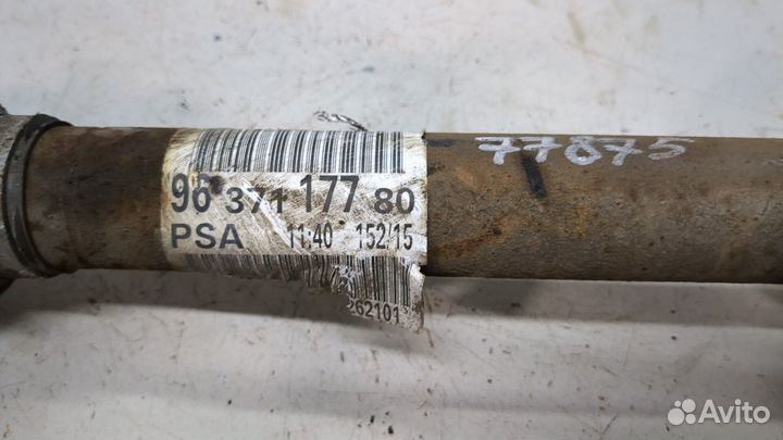 Полуось Peugeot Partner 2015, 2016