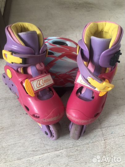 Комплект ролики, защита и шлем