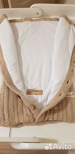 Конверт на выписку Amarobaby вязаный утеплённый