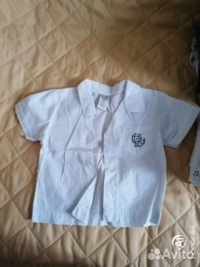 Рубашка белая 18 мес