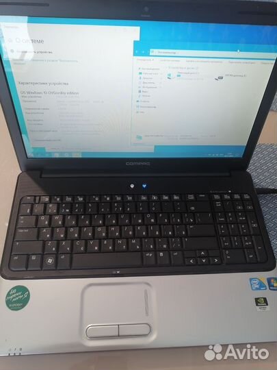 Ноутбук Hp compaq с мощным 2х ядерным процессором